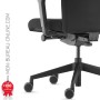Siège de bureau avec dossier capitonné - Avec accoudoirs - Trend Office To-strike Comfort Pro