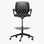 Chaise haute de bureau - Avec accoudoirs - Trend Office
