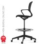 Chaise haute de bureau - Avec accoudoirs - Trend Office