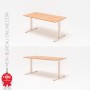 Bureau Design - 1.2m à 2m - Ogi T