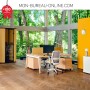 Bureau double - Style scandinave - 1 à 1.80m - Wallis