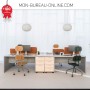 Caisson de bureau - 4 tiroirs - Standard