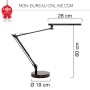 Lampe de bureau à LED flexible - Unilux