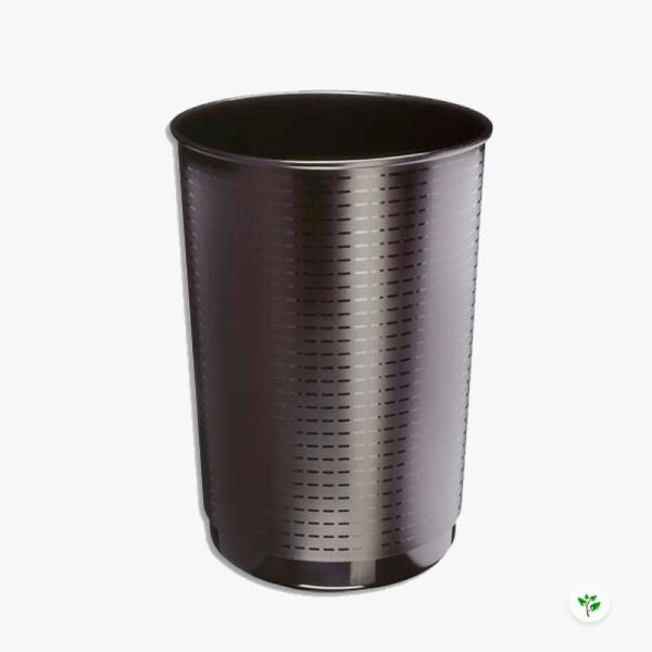 Corbeille à papier Noir - Grande contenance - 40 litres - CEP
