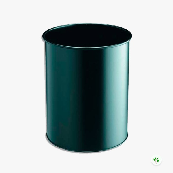 Corbeille à papier Noir - Design - 15 litres - Durable