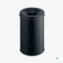 Corbeille à papier Noir anti-feu - 30 litres - Durable