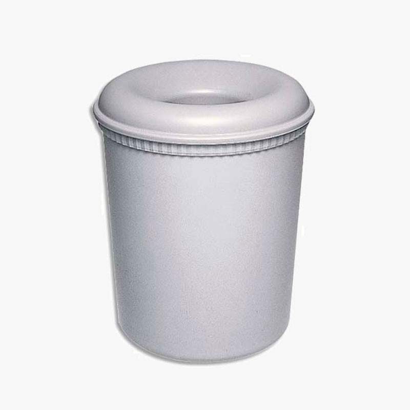 CEP Corbeille à papier CepPro, 14 litres, gris sur