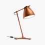 Lampe de bureau cuivré design industriel