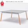 Bureau double - Style scandinave - Wallis
