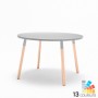 Table de réunion et de détente ronde 4 personnes - Ø 1m - Wallis