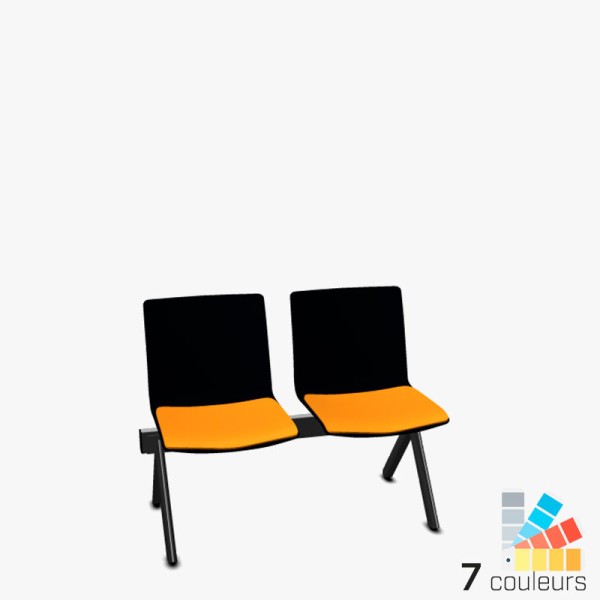 Banc d'accueil sans accoudoir - 2 places - Shila