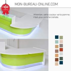 Banque d'accueil pour caisse magasin