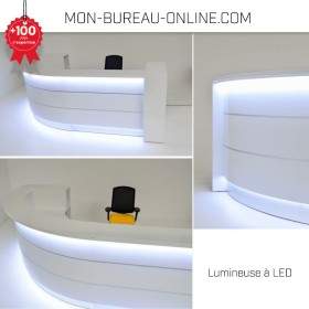Mobilier comptoir accueil
