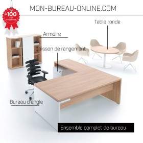 Ensemble complet de mobilier pour bureau de direction