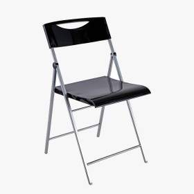 Chaise de bureau pliable glossy noir Chaise de bureau pliable glossy noir