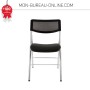 Lot de 2 chaises de bureau pliables - Diva