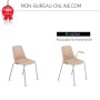 Chaise visiteur empilable - Buggy