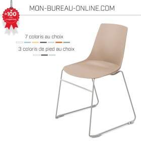 Chaise visiteur empilable pas cher