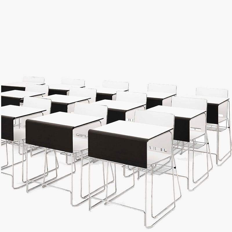 Table Formation Table professionnelle pour les formations - Empilable - 1 personne