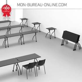 Table de réunion pliante pour 2 personnes