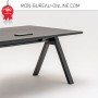 Table de réunion 14 à 16 personnes - 4.40 à 4.80m - Haut de Gamme - Vega