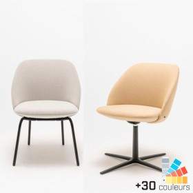 Fauteuil avec dossier bas de réunion Design