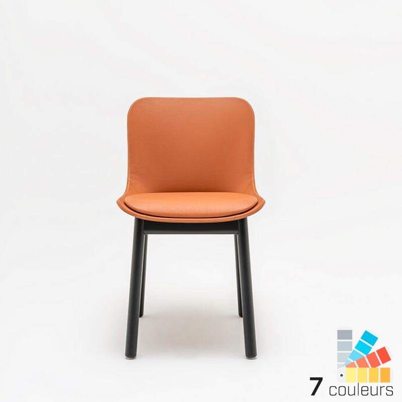 Chaise en Cuir Haut de gamme pour les entreprises - 7 couleurs au choix