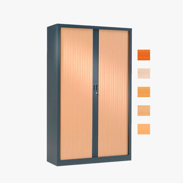 Armoire de bureau à rideaux coulissants - Prix imbattable - 5 coloris