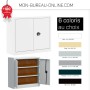 Armoire métallique Blanche pour bureau