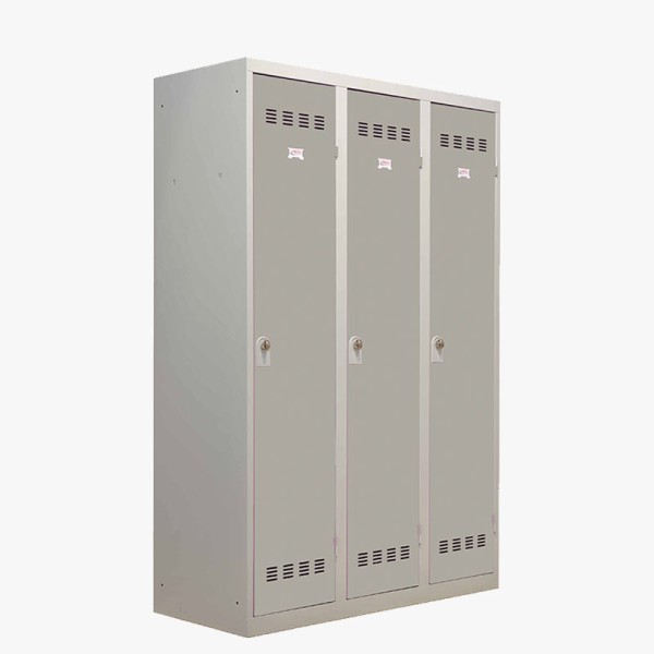 Casier vestiaire industrie propre 1 porte coloris Gris