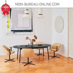 Table de réunion avec fauteuil