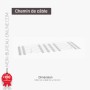 Chemin de câble pour bureau double Bench - 1.05m