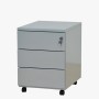 Caisson de bureau mobile gris