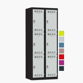 Vestiaire industriel 6 portes