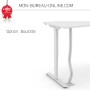 Bureau électrique blanc
