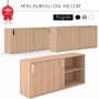 Armoire basse de bureau Hauteur 72 cm