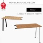 Bureau avec retour