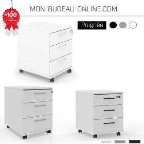 Caisson de bureau blanc