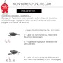 Fauteuil de direction en cuir