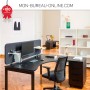 Bureau professionnel arrondi