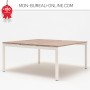 Bureau double 2 personnes
