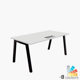 Bureau droit blanc