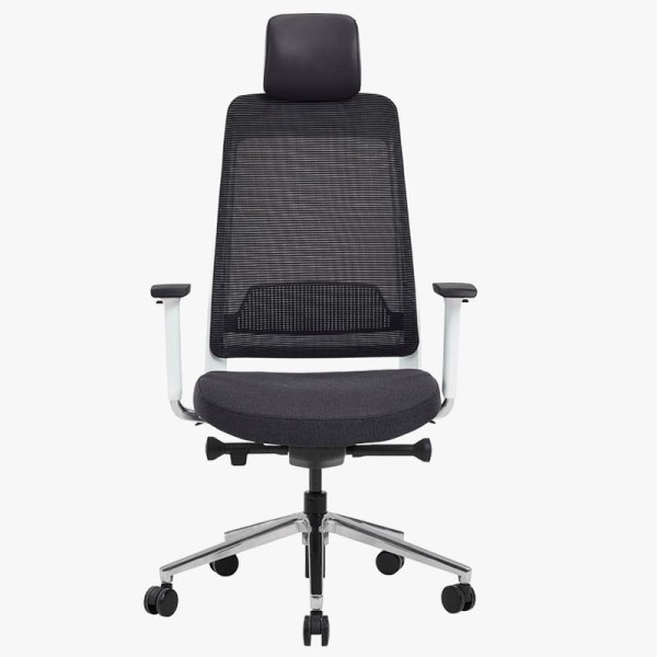 Siège de bureau ergonomique blanc