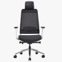 Siège de bureau ergonomique blanc