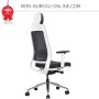 Siège de bureau blanc