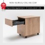 Caisson de bureau 2 tiroirs