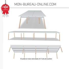 Bureau design 8 personnes