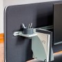 Cloison de séparation acoustique pour bureau - Sonic - Tissu Mica