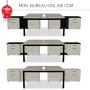 Bureau 2 personnes avec meuble de rangement