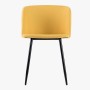 Fauteuil visiteur jaune